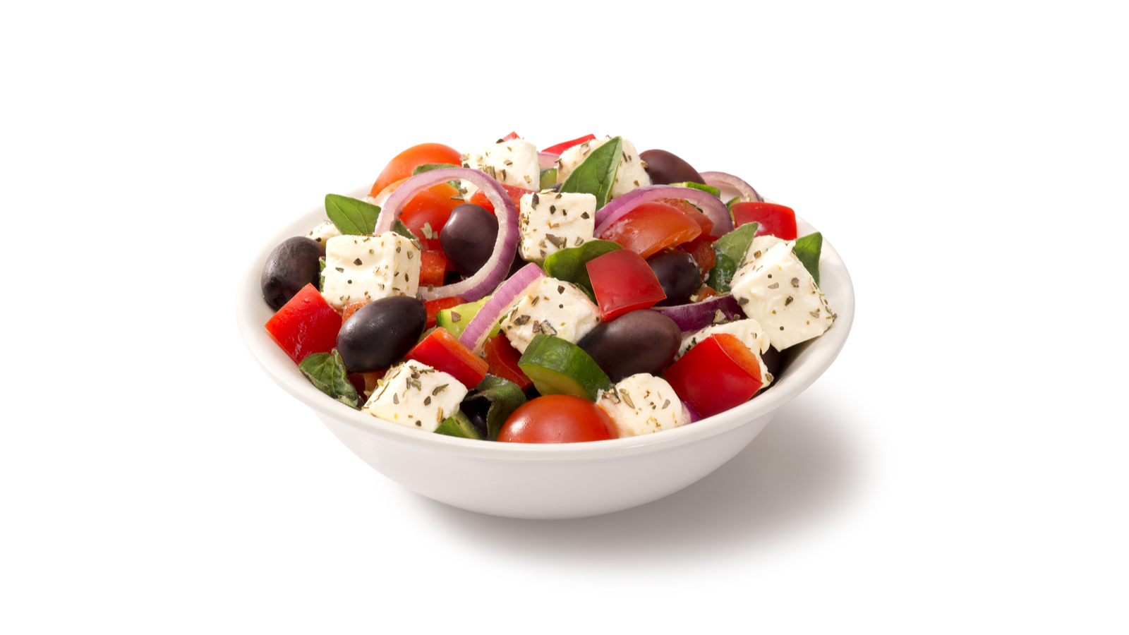 Order Greek Salad food online from Central Panini store, San Francisco on bringmethat.com