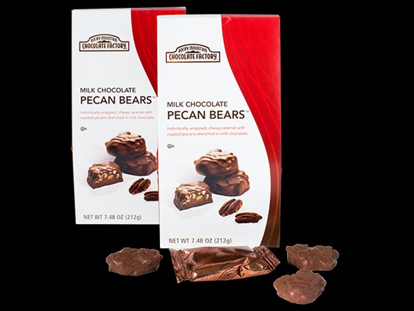 Order Bite Sized Milk Chocolate Pecan Brown Bear food online from Rocky Mountain Chocolate Factory store, Salt Lake City on bringmethat.com