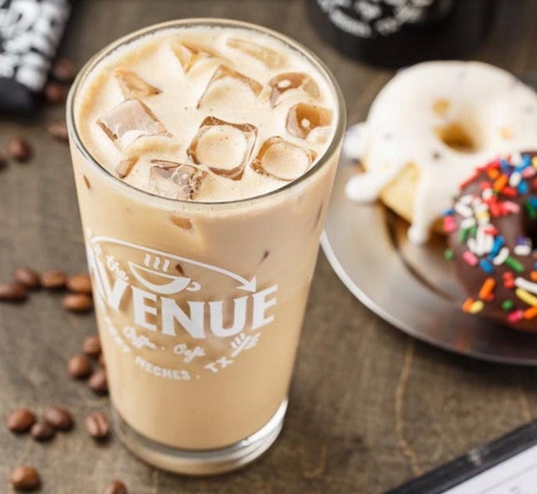 Order SMALL ICED LATTE (16OZ) food online from The Avenue Coffee & Cafe store, Port Neches on bringmethat.com