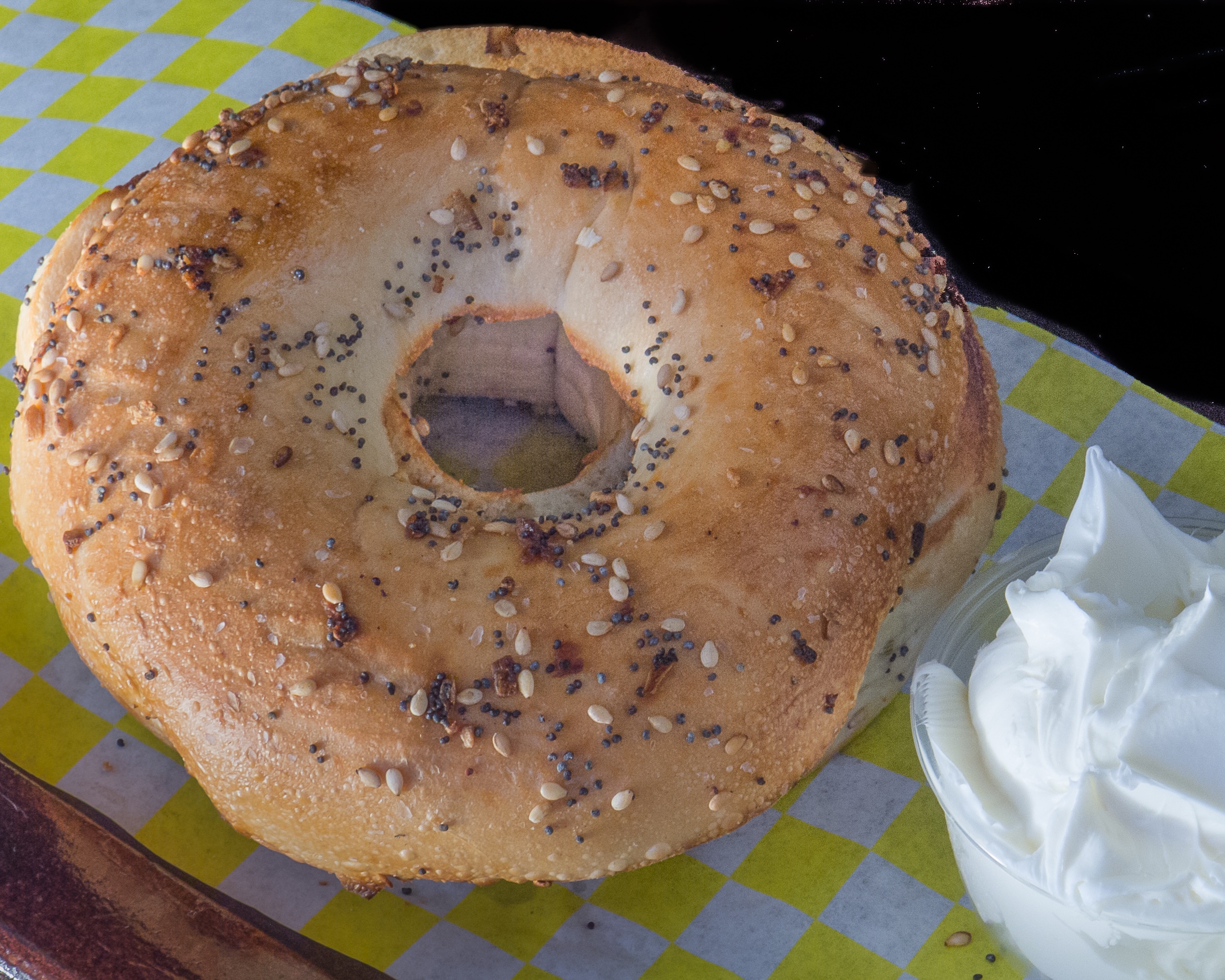 Order Bagel with Cream Cheese & Jelly food online from Cafe 53 store, Chicago on bringmethat.com