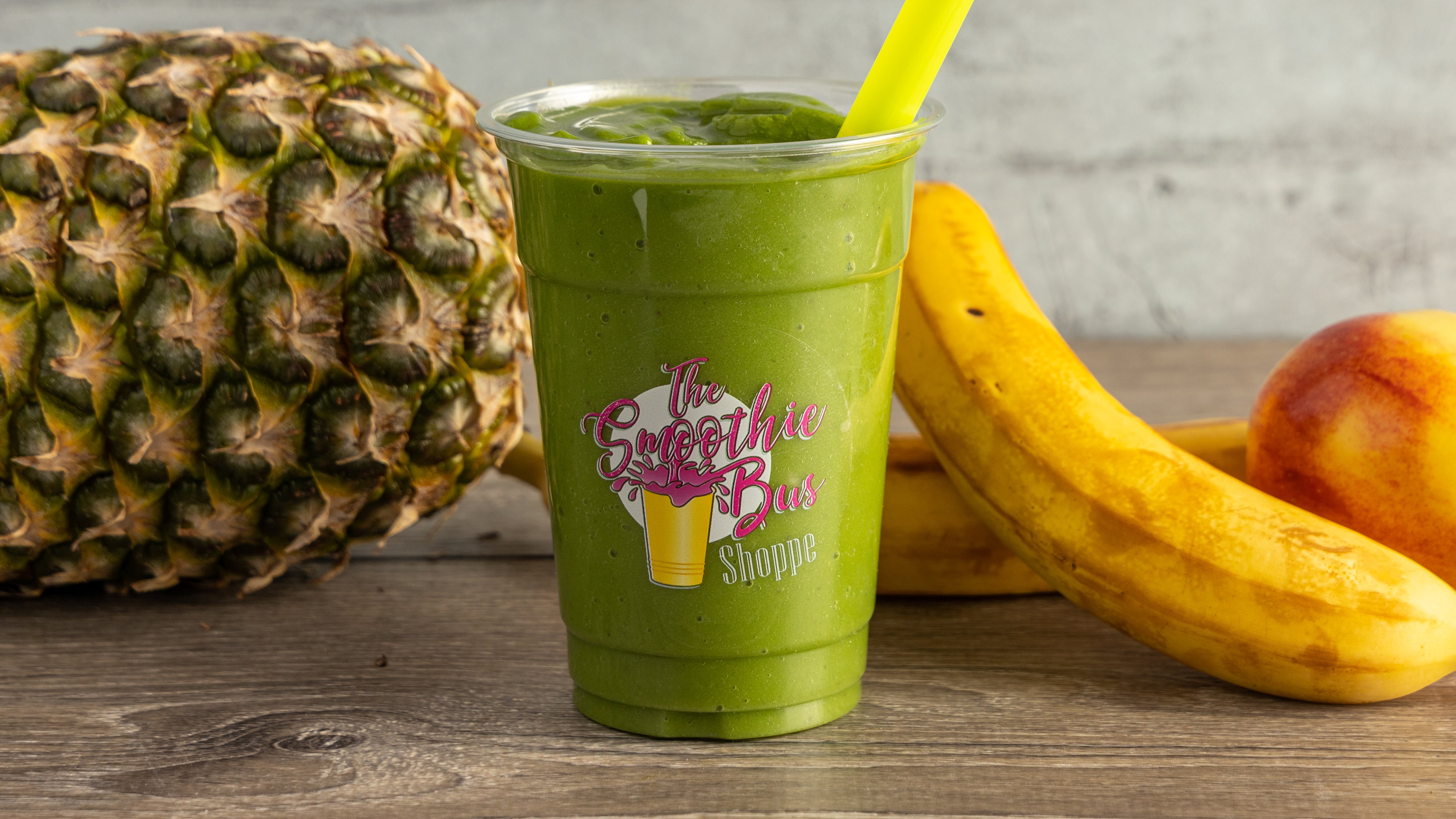 Order Green Machine (20 Oz.) food online from The Smoothie Bus Shoppe store, Manchester on bringmethat.com