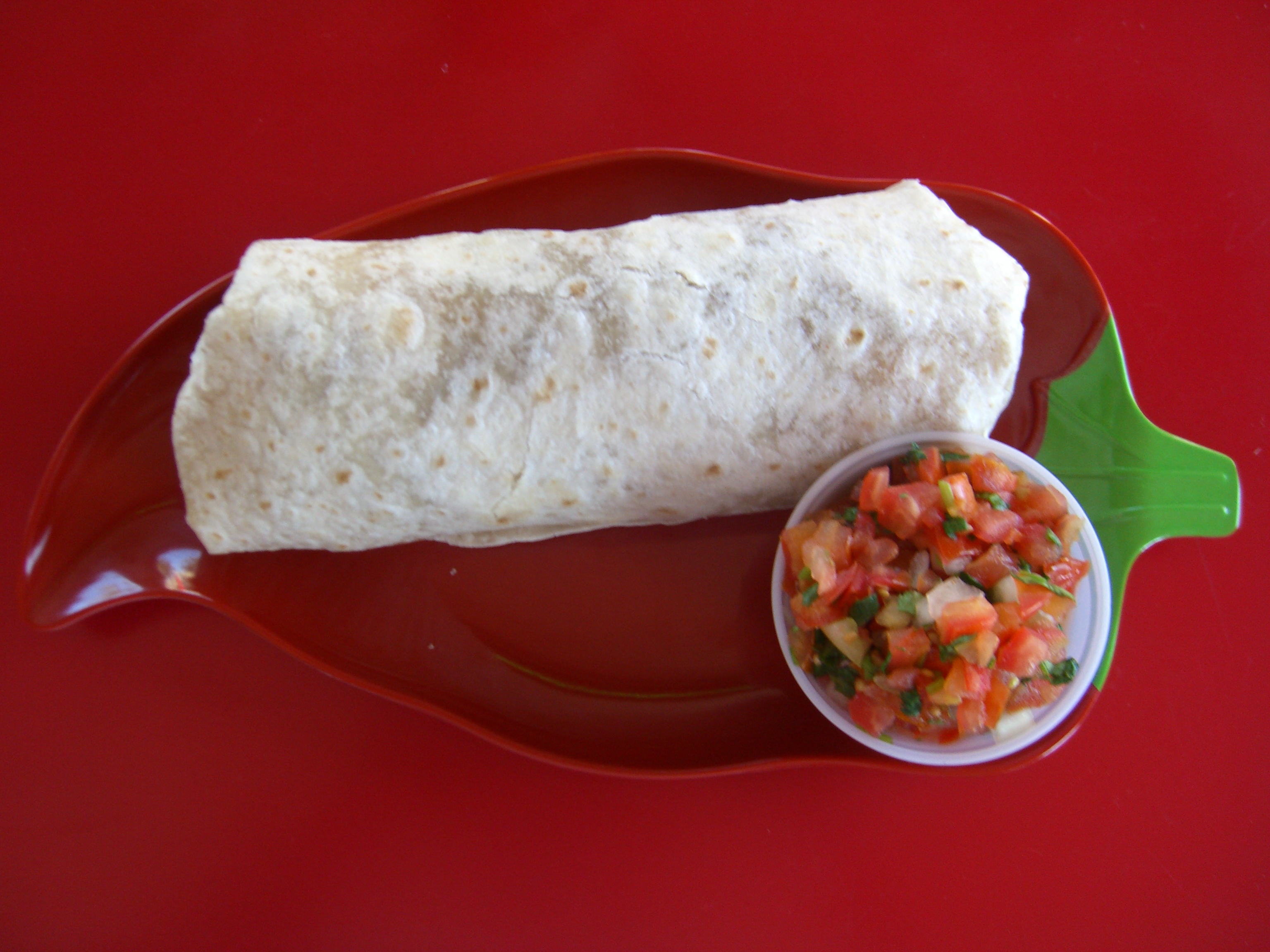 Order 7. Super Vegetarian Burrito food online from Taqueria La Cumbre store, San Francisco on bringmethat.com
