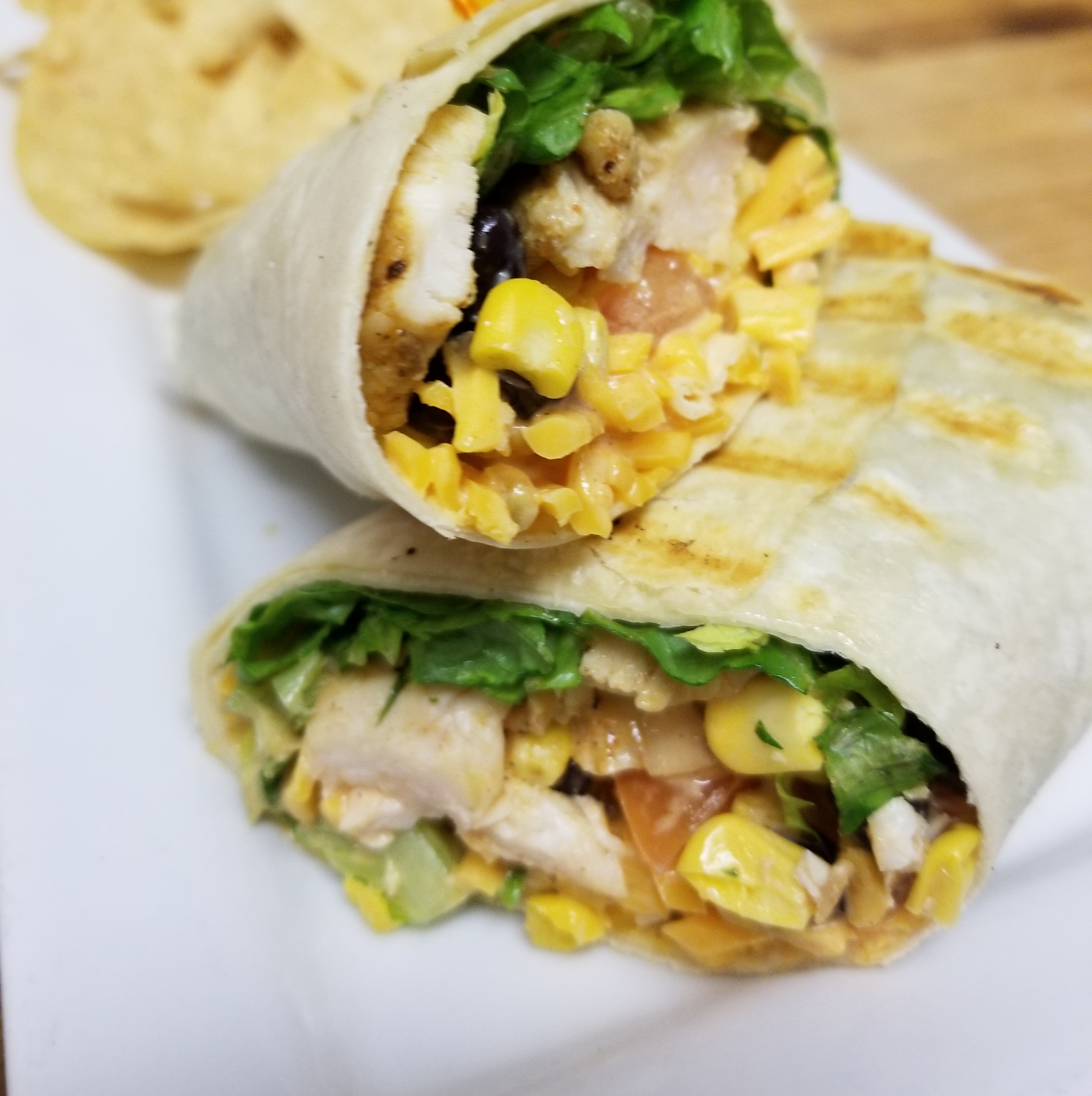 Order Southwestern Chicken Wrap food online from Sandyes Cafe store, Schenectady on bringmethat.com