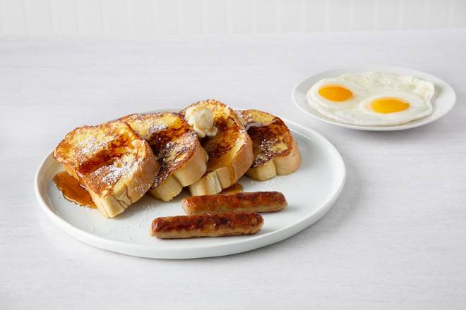 Order French Toast Combo food online from Village Inn store, Lincoln on bringmethat.com