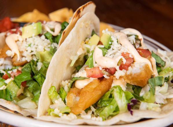 Order Fish Tacos food online from Crooked Pint Ale House store, Savage on bringmethat.com