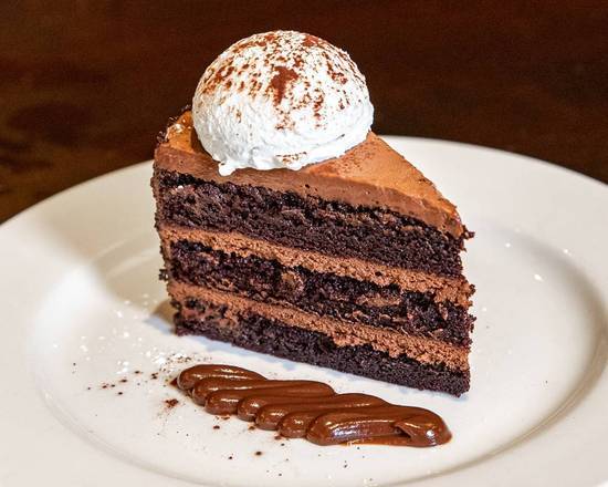 Order Triple Layer Chocolate Cake food online from Wildfire-steak, chops &  seafood-tysons, va store, Tysons Corner on bringmethat.com