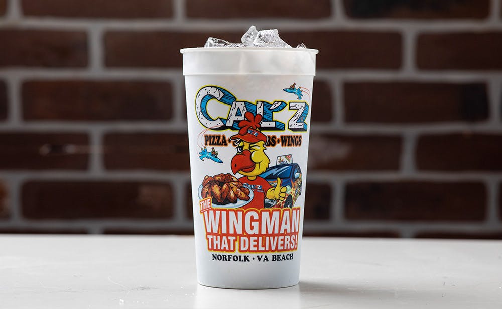 Order Fountain Soda - 32 oz. food online from Calz Pizza store, Norfolk on bringmethat.com