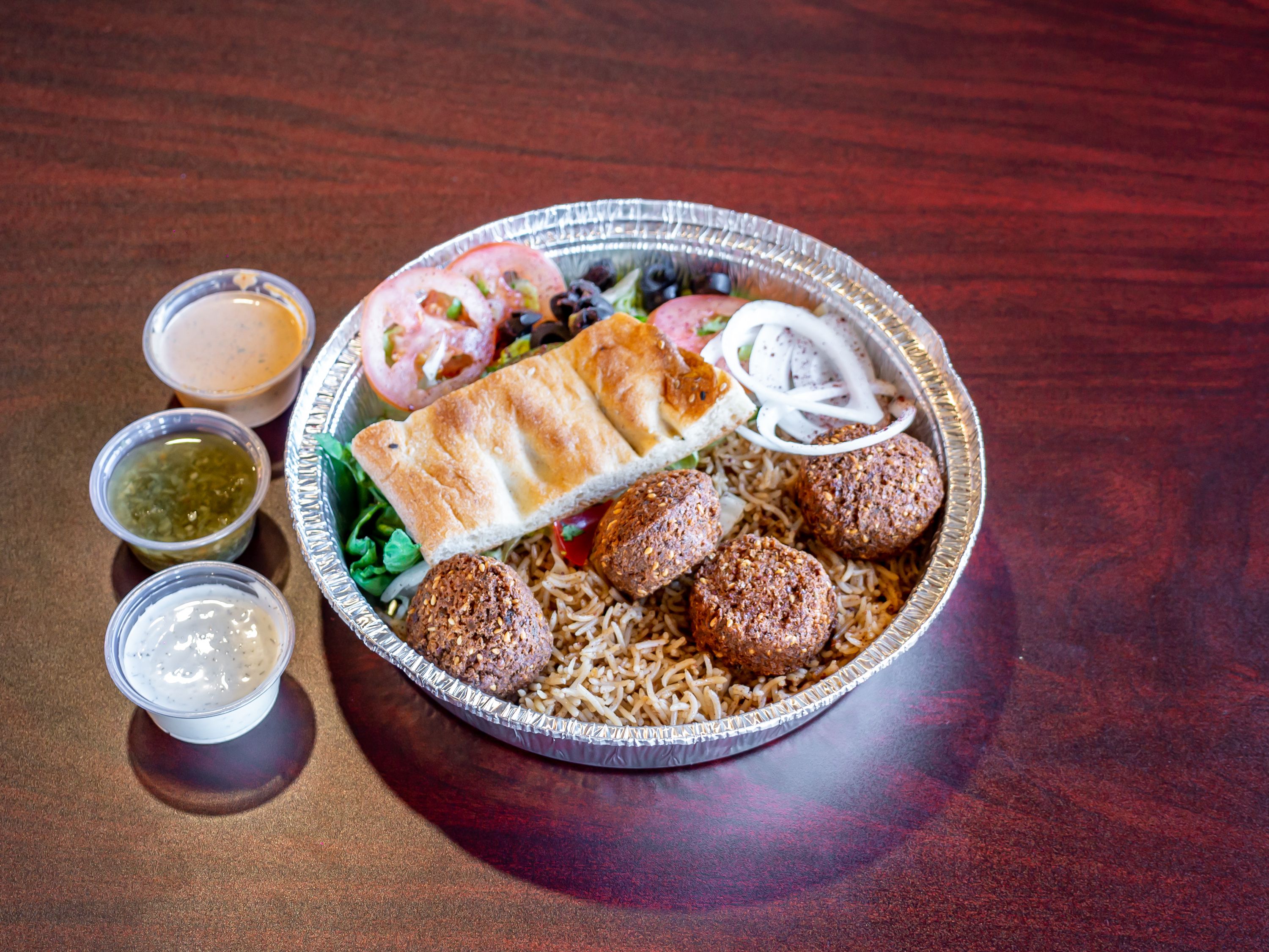 Order Falafel over Salad food online from Halal Gyro Express store, San Jose on bringmethat.com