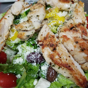 Order Greek Salad food online from Pizzeria Gusto store, Providence on bringmethat.com