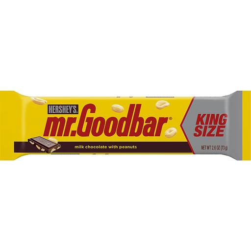 Order Mr. Goodbar Candy Bar Peanuts In Milk Chocolate food online from Exxon Food Mart store, Port Huron on bringmethat.com