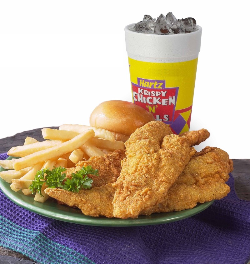 Order 17. Two Piece Krispy Fish Combo food online from Hartz Chicken Buffet store, Houston on bringmethat.com