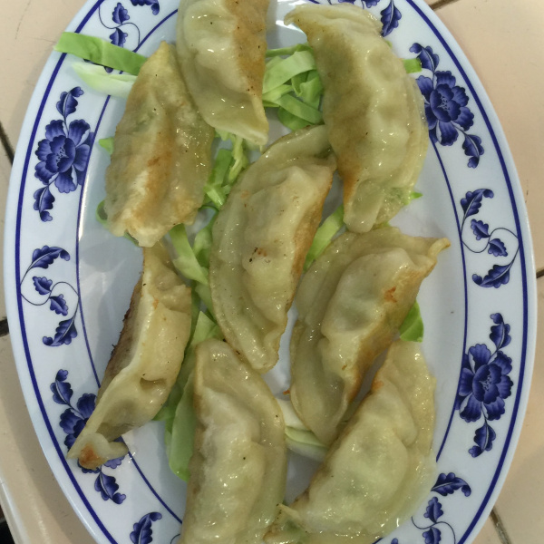 Order 8 Pieces Potstickers food online from Lucky Bamboo Chinese Restaurant store, Modesto on bringmethat.com