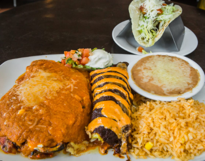 Order Combo Mucho food online from Rio Chico Mexican Restaurant store, Mount Pleasant on bringmethat.com
