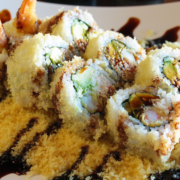 Order T7. Crunch Roll food online from Joy Sushi store, Whittier on bringmethat.com