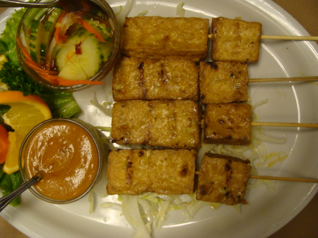 Order 8. Satay Tofu food online from Thai Spice store, Pinole on bringmethat.com