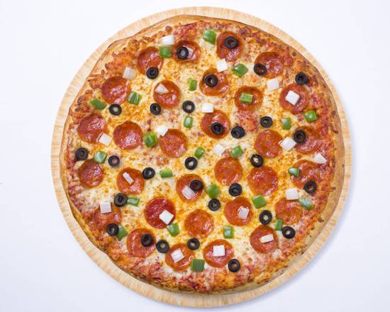 Order Large Combo Pizza food online from John Incredible Pizza Company store, Las Vegas on bringmethat.com