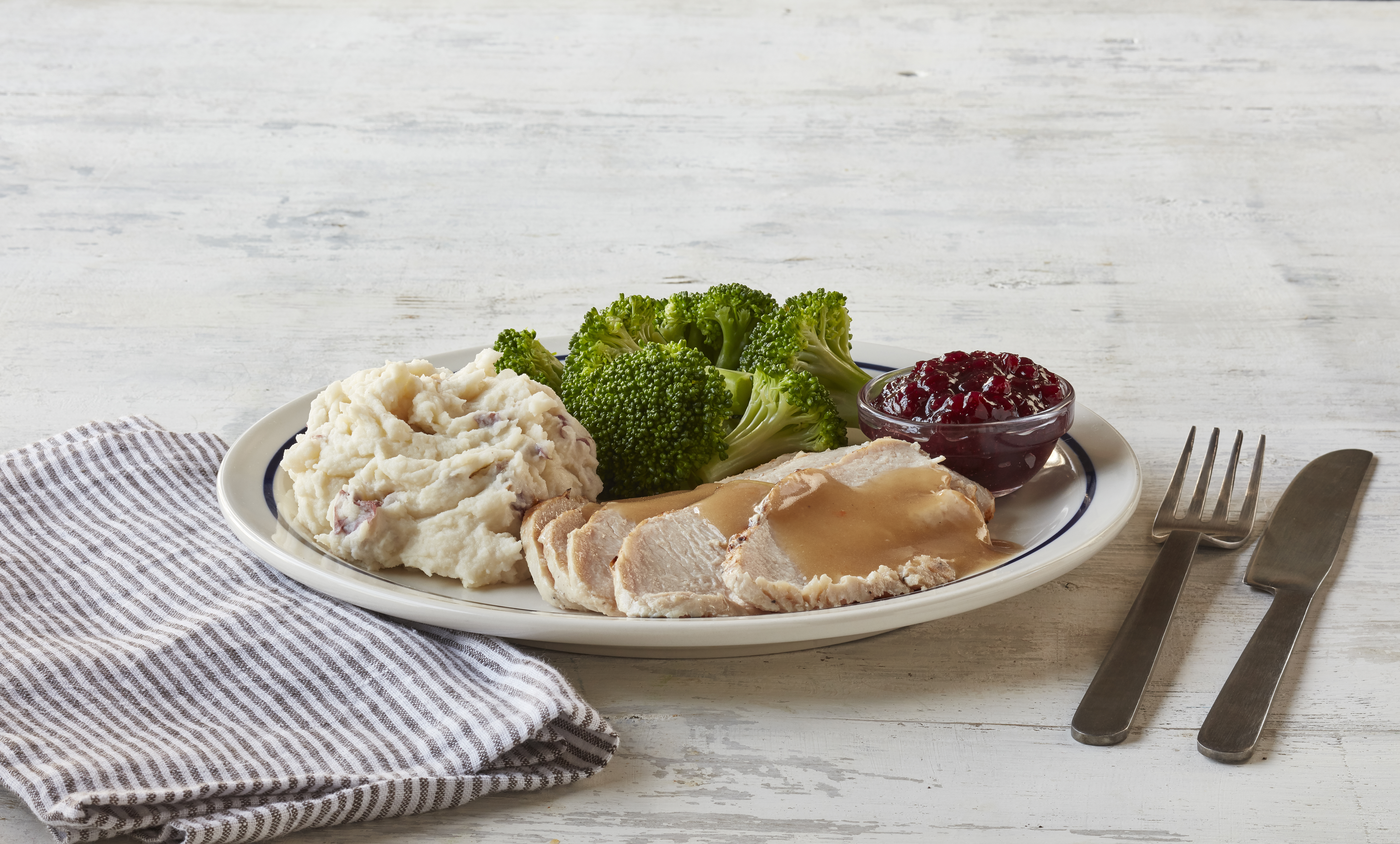 Order 55+ Roasted Turkey Dinner food online from IHOP store, Rochester on bringmethat.com