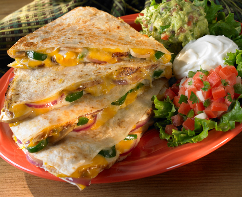 Order Quesadilla food online from KG’s African American Grill store, Garden City on bringmethat.com