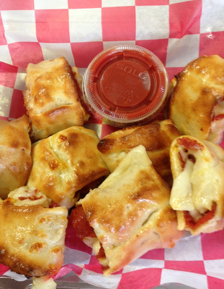 Order 1/2 Order Pepperoni Rolls food online from Cj Pizza store, Plainfield on bringmethat.com