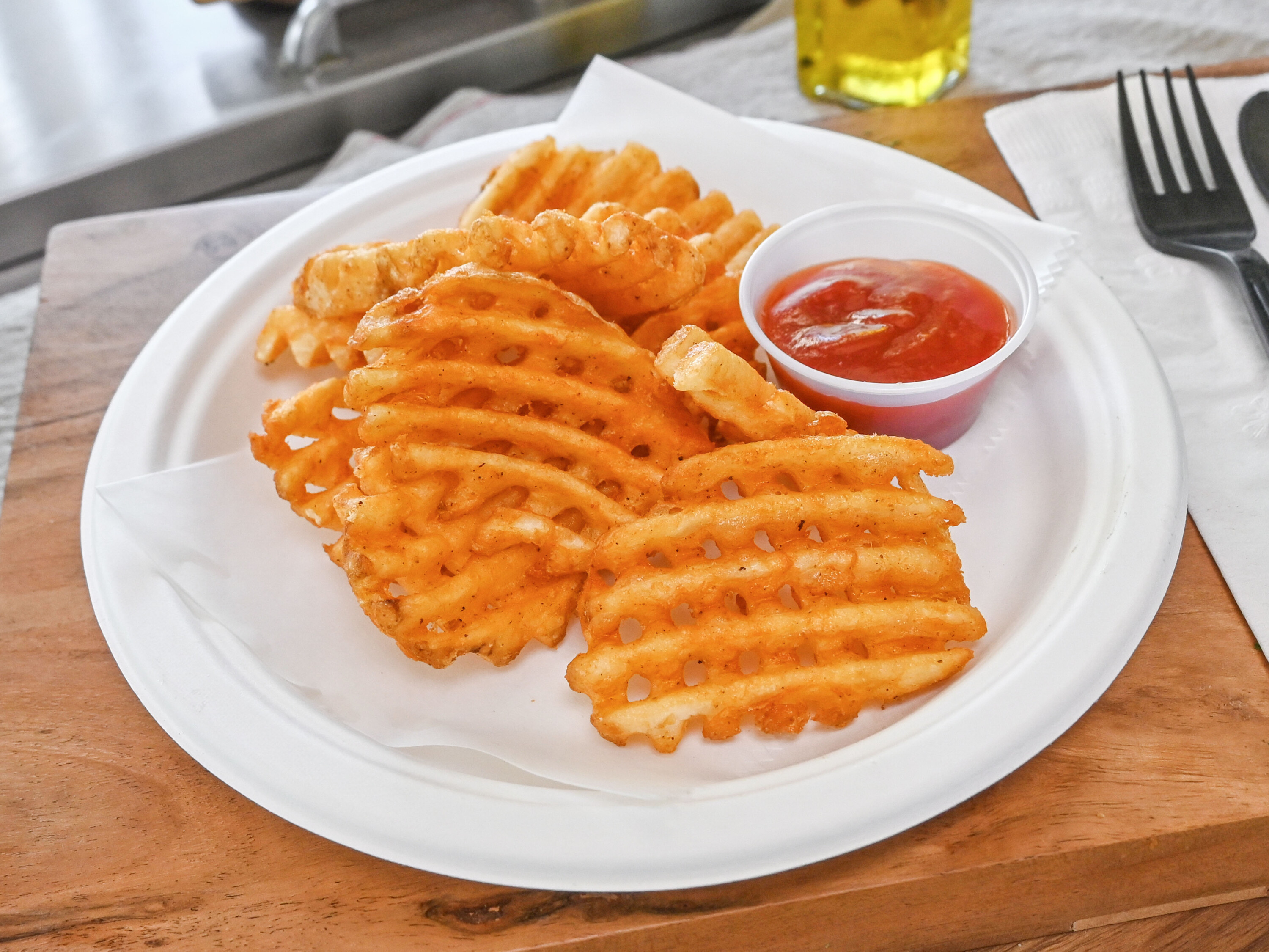 Order Waffle Fries food online from New Venice Pizza store, Elkins Park on bringmethat.com
