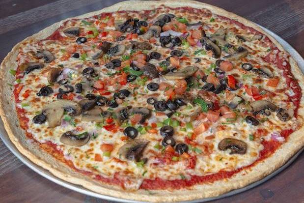 Order Veggie Pizza (16") food online from PT's Gold store, Henderson on bringmethat.com