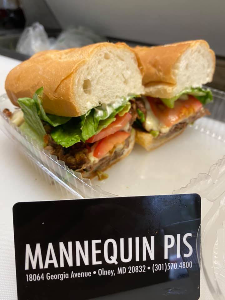 Order Steak and Cheese Sandwich food online from Mannequin Pis store, Olney on bringmethat.com