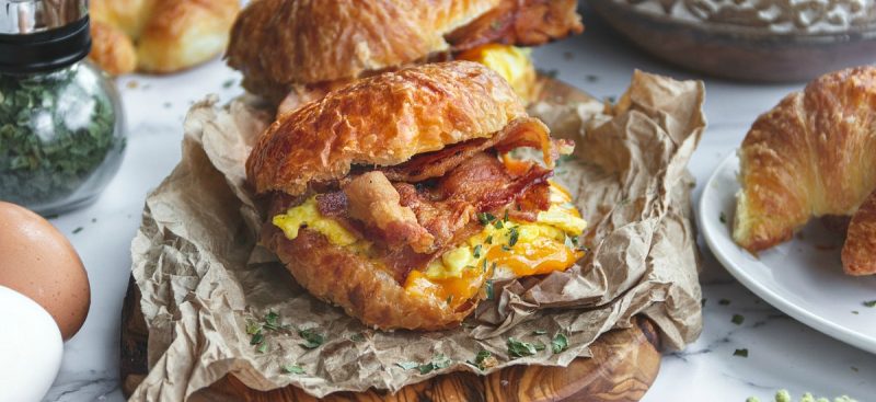 Order Bacon Egg and Cheese Croissant  food online from Mumu's store, Troy on bringmethat.com