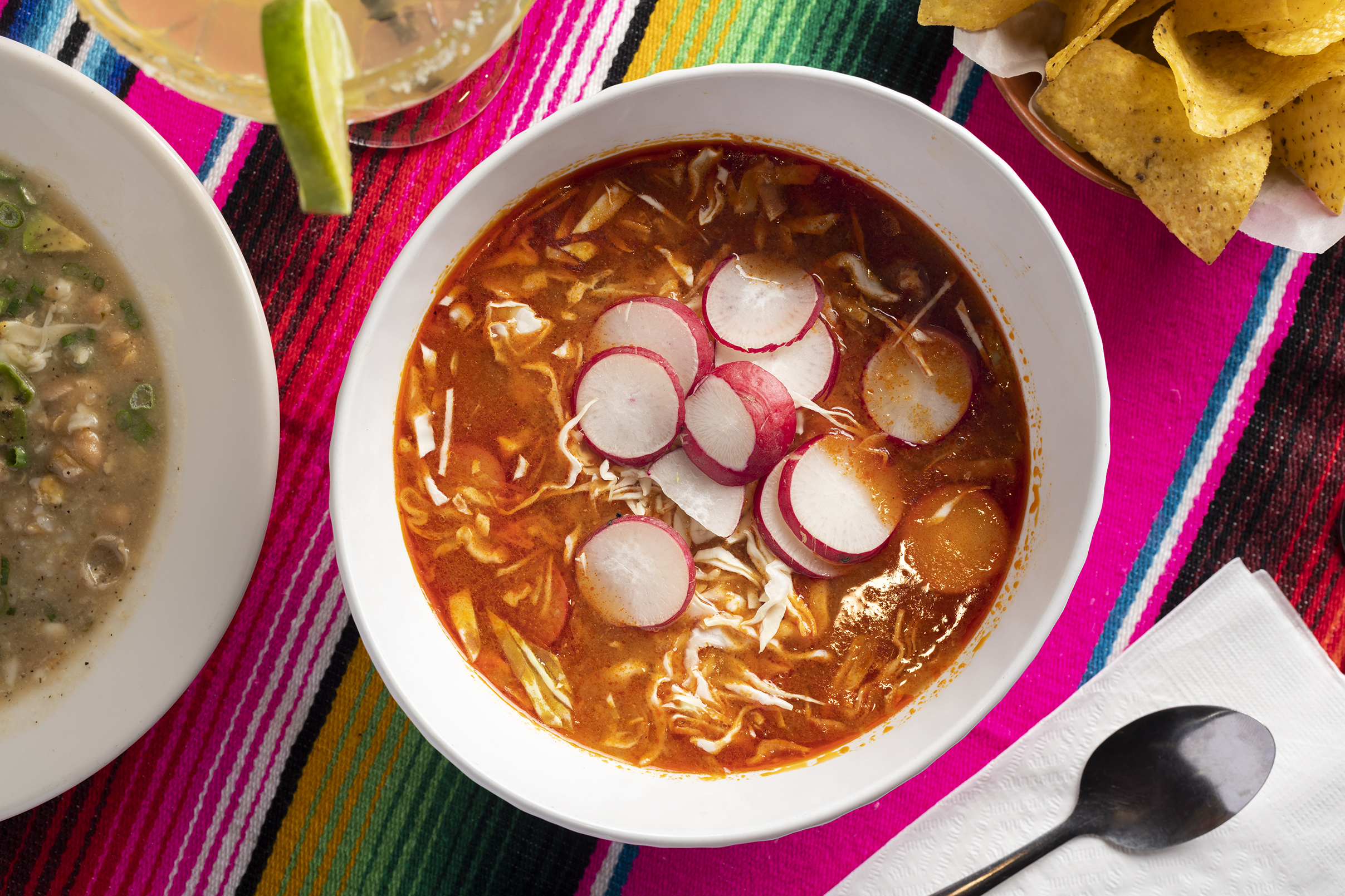 Order Pozole food online from Don Taco Bar And Grill store, Dearborn on bringmethat.com