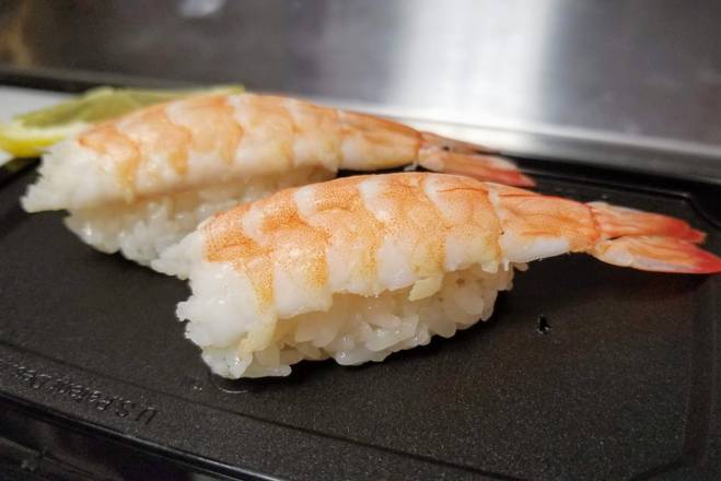 Order Ebi  (Shrimp) Sushi Nigiri 2pcs  food online from Koko Teriyaki store, Dupont on bringmethat.com