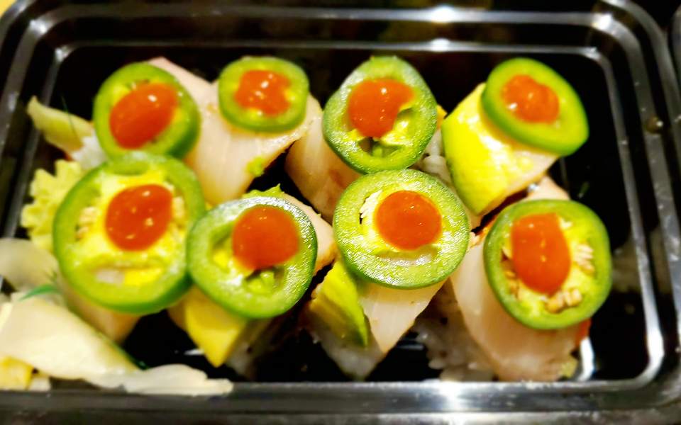 Order Fiesta Roll food online from Tokai Sushi store, Corona on bringmethat.com
