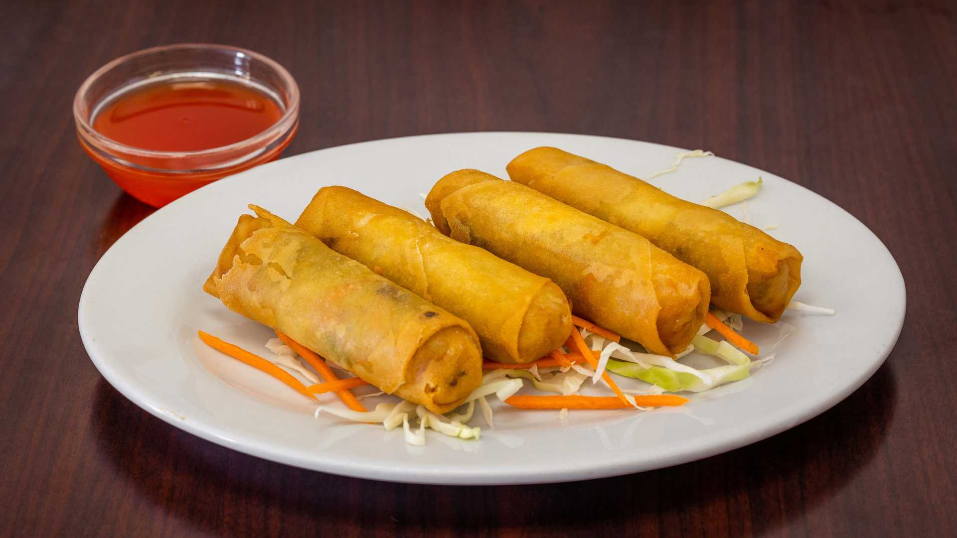 Order 1. Four Pieces Egg Rolls food online from Xing Yuan store, Alameda on bringmethat.com