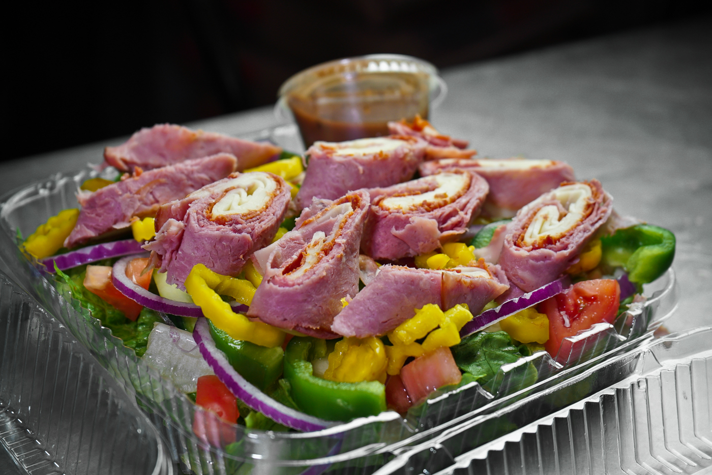 Order Antipasto Salad food online from Madison's Pizza store, Albany on bringmethat.com