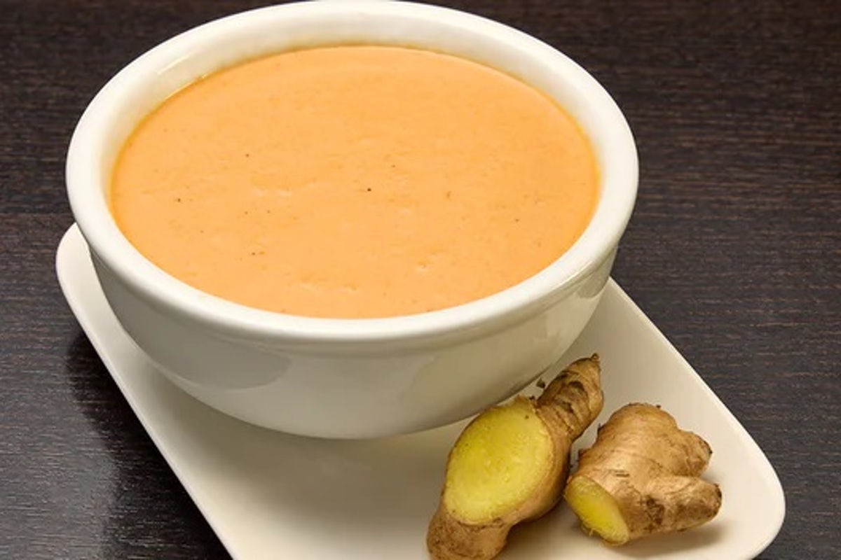 Order Ginger Dressing 1oz food online from Ra Sushi store, Minneapolis on bringmethat.com