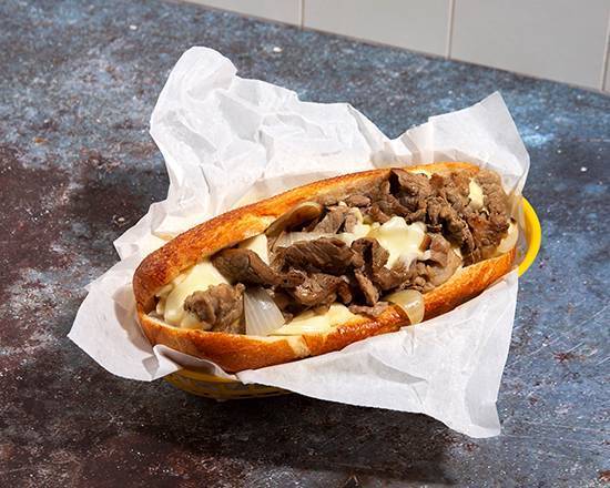 Order Cheese Steak with Grilled Onion Sandwich food online from Yum Yum Soup store, Nashville on bringmethat.com