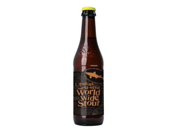 Order Dogfish Head Utopias World Wide Stout - 12oz Bottle food online from Magothy Wine & Spirits store, Severna Park on bringmethat.com