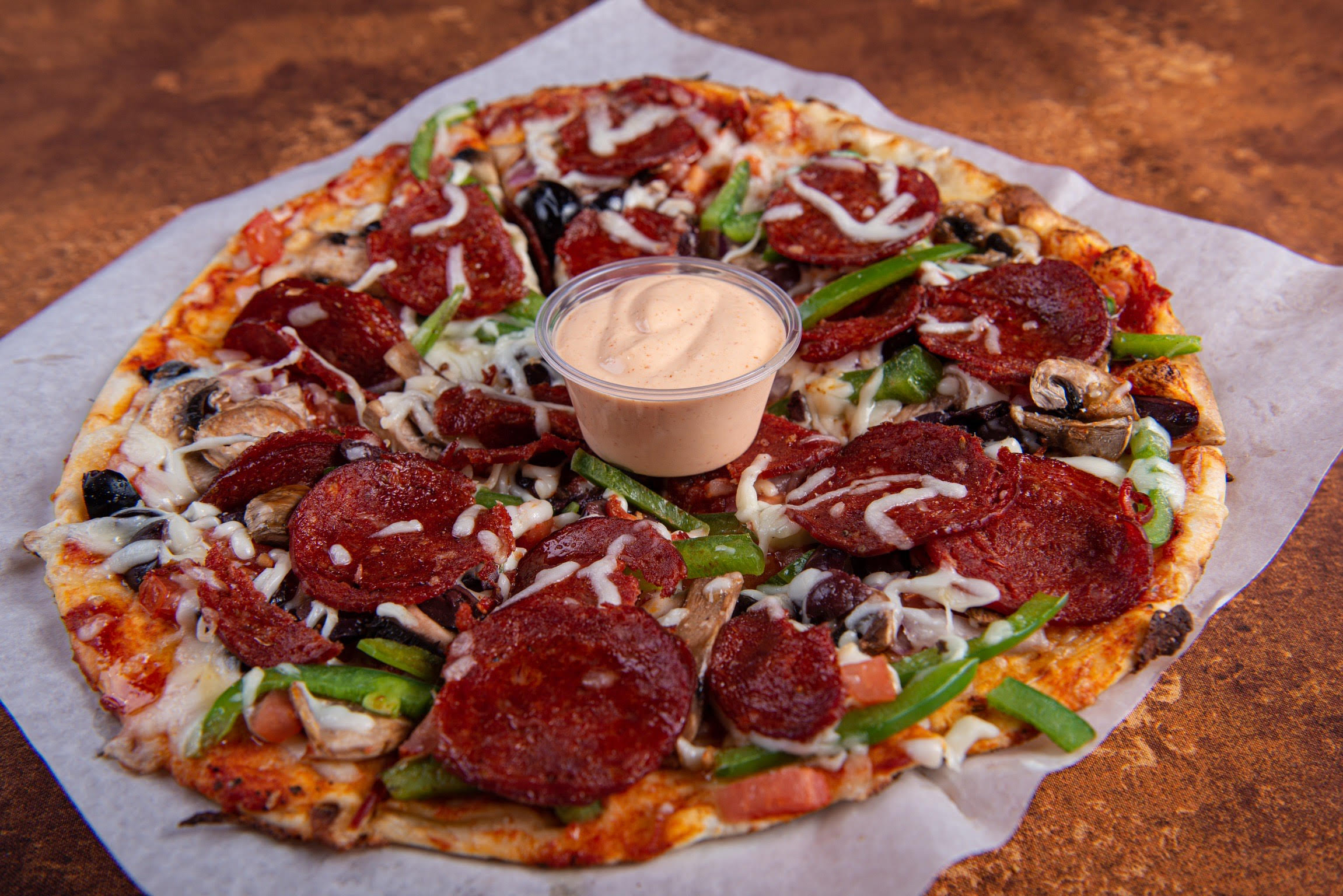 Order Pepperoni Pizza food online from Gyro House store, Beaverton on bringmethat.com