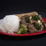 Order Broccoli Beef Lunch food online from Wok Inn store, San Antonio on bringmethat.com
