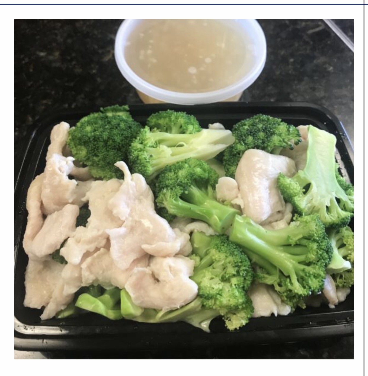 Order D2. Steam Chicken with Broccoli 水煮芥兰鸡 food online from China Star store, Blue Bell on bringmethat.com