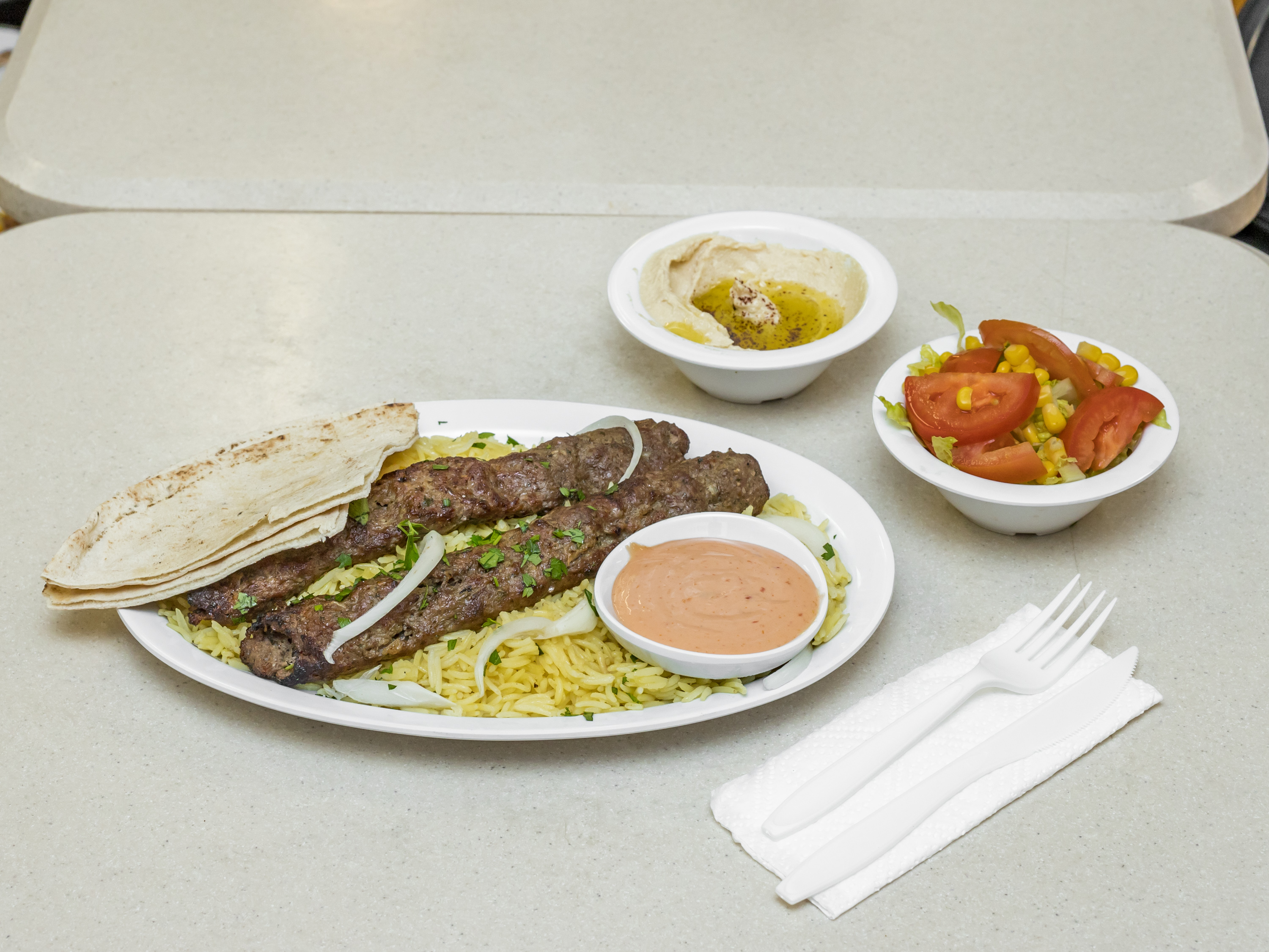 Order Grill Kufta Sandwich food online from Two Brothers Halal Market store, Houston on bringmethat.com