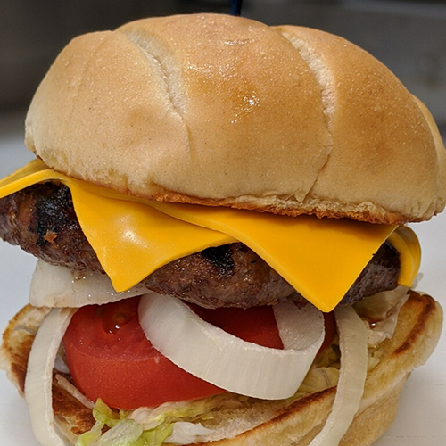 Order Woodford Burger food online from The Woodford Club store, Versailles on bringmethat.com