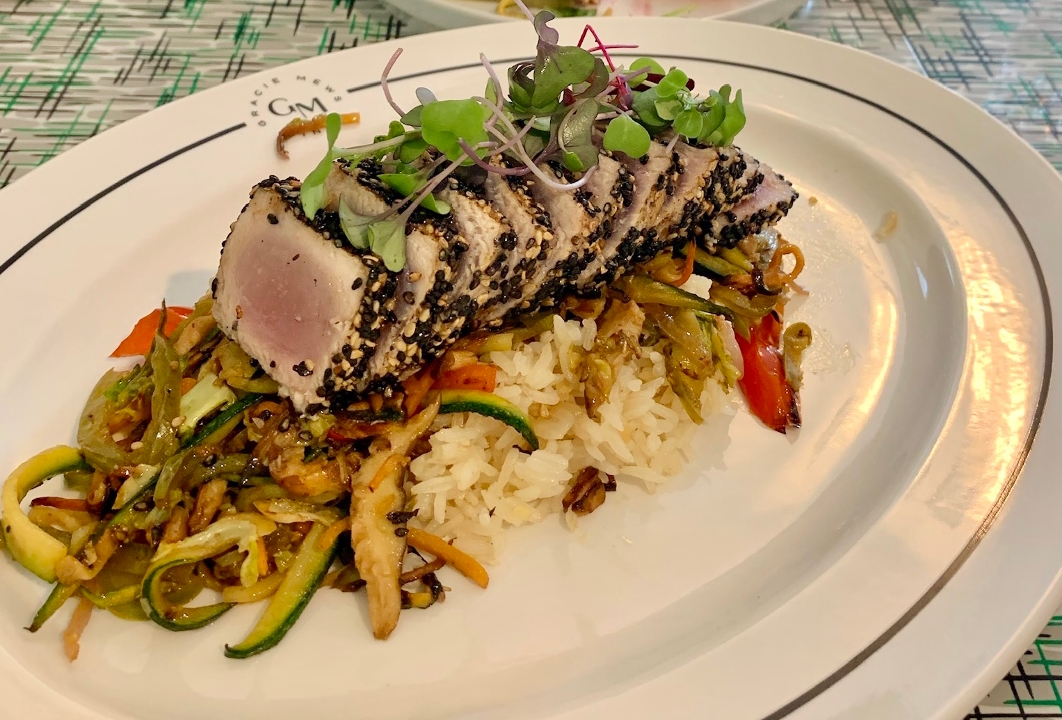 Order Seared Sesame Tuna food online from Gracie Mews Diner store, New York on bringmethat.com