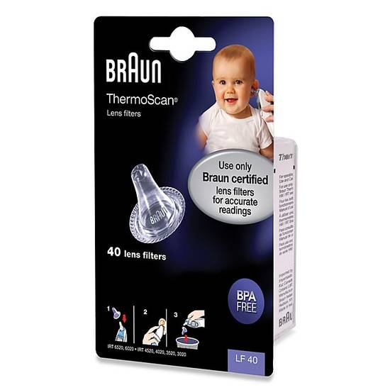 Order Braun® ThermoScan® Electronic Ear Thermometer Replacement Lens Filters food online from Bed Bath & Beyond store, Lancaster on bringmethat.com