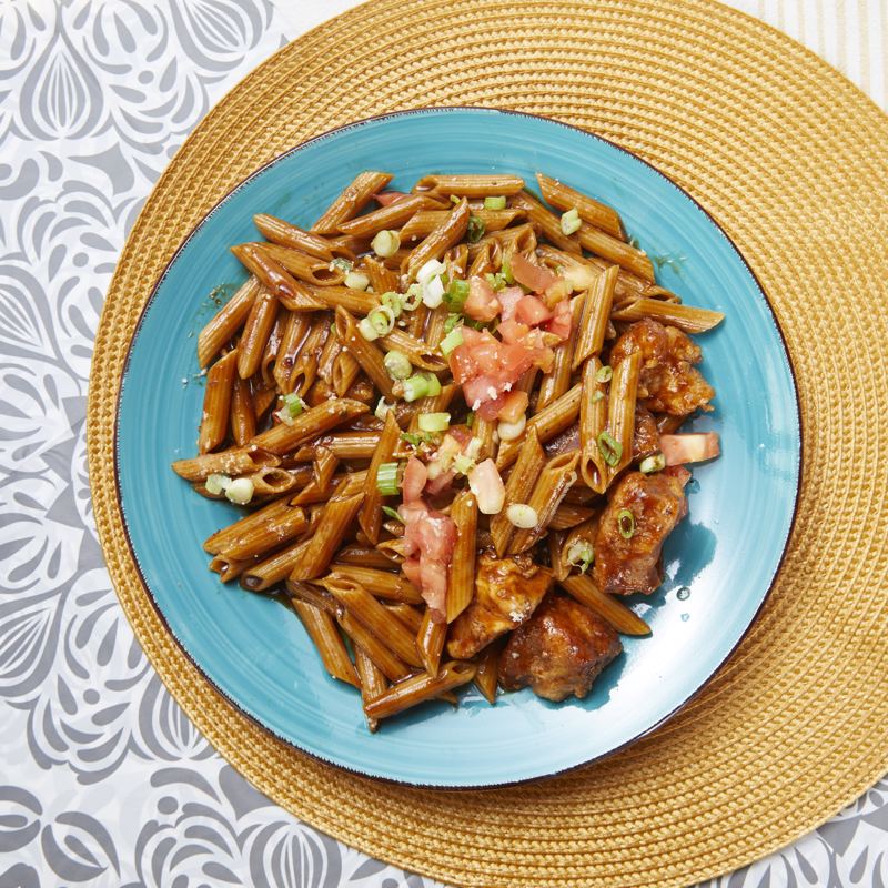 Order Cajun Chicken and Penne Bowl food online from Muscle Maker Grill store, New York on bringmethat.com