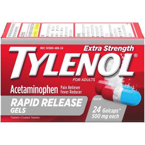 Order Tylenol Extra Strength Rapid Release Caplets 24 Count food online from 7-Eleven store, Charlotte on bringmethat.com