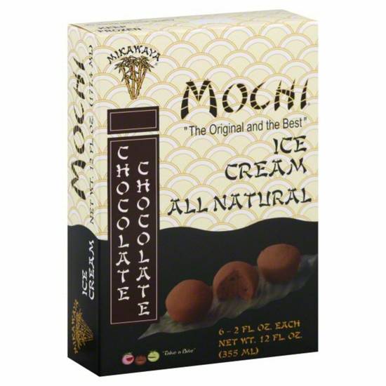 Order Mikawaya Mochi Ice Cream - Chocolate food online from IV Deli Mart store, Goleta on bringmethat.com