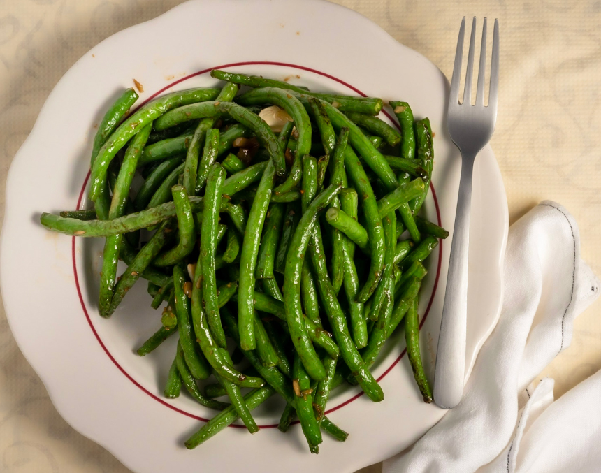 Order Braised String Beans food online from PPQ Dungeness Island store, San Francisco on bringmethat.com