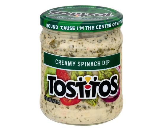 Order Tostitos Dips Creamy Spinach 15 Oz food online from Abc Discount Store store, San Diego on bringmethat.com