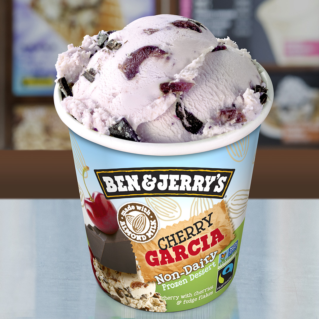 Order Cherry Garcia Non-Dairy Pint food online from Ben & Jerry store, Manchester on bringmethat.com