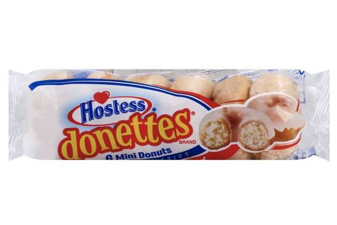 Order Hostess Donettes Mini Donuts - Glazed, 6 Count food online from Loma Mini Market store, Long Beach on bringmethat.com