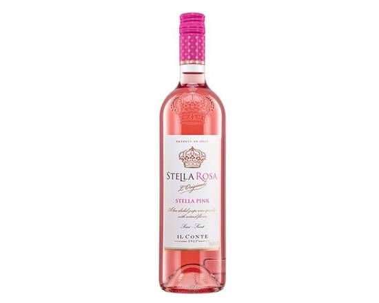 Order Stella Rosa Stella Pink, 750mL bottle (5% ABV) food online from Moby Liquor store, Los Angeles on bringmethat.com